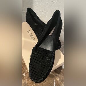 BCBG /BCBGeneration velvet flat women's shoes